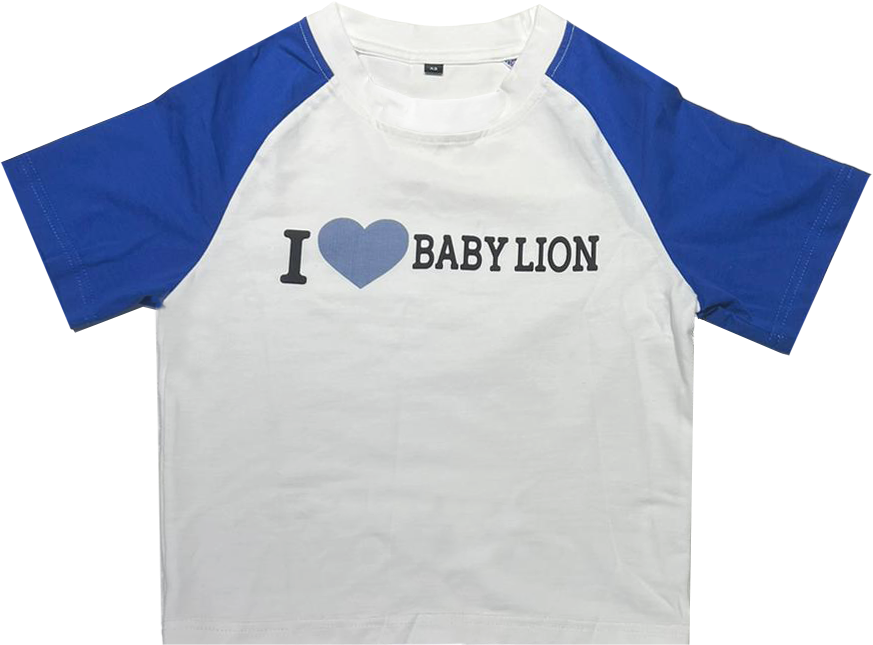 "I <3 BABY LION" CROPTOP
