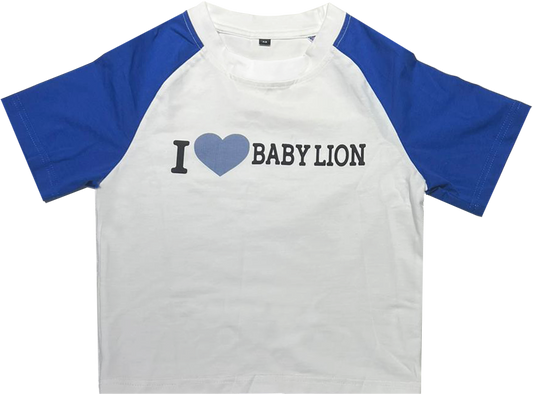 "I <3 BABY LION" CROPTOP